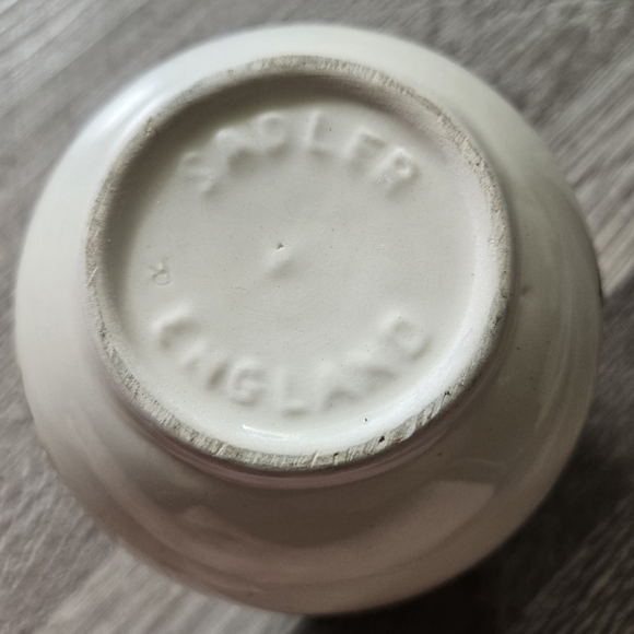 Sadler Dogwood Blossom Floral Ginger Jar Lidded England 4" - Picture 2 of 12